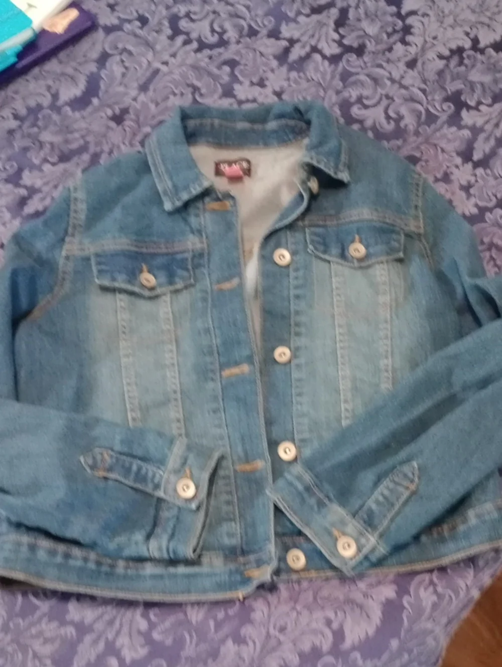 Girls Light Blue Denim Jacket - Kids Jackets & Coats